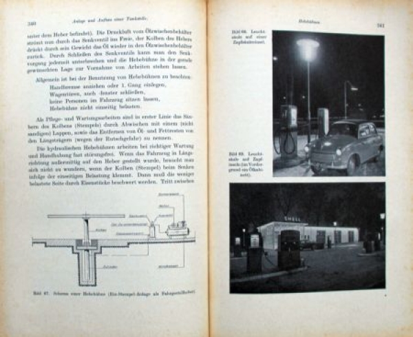 Peter "Die Praxis des Tankstellen- und Garagenbetriebs" Gasstation-History 1955 (0819)